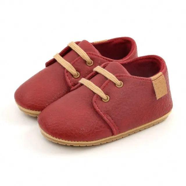 Retro Leather Baby Shoes for Stylish Little Ones - Nagatta