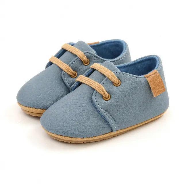 Retro Leather Baby Shoes for Stylish Little Ones - Nagatta