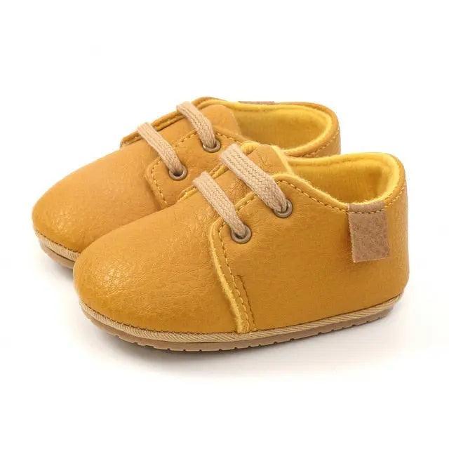 Retro Leather Baby Shoes for Stylish Little Ones - Nagatta