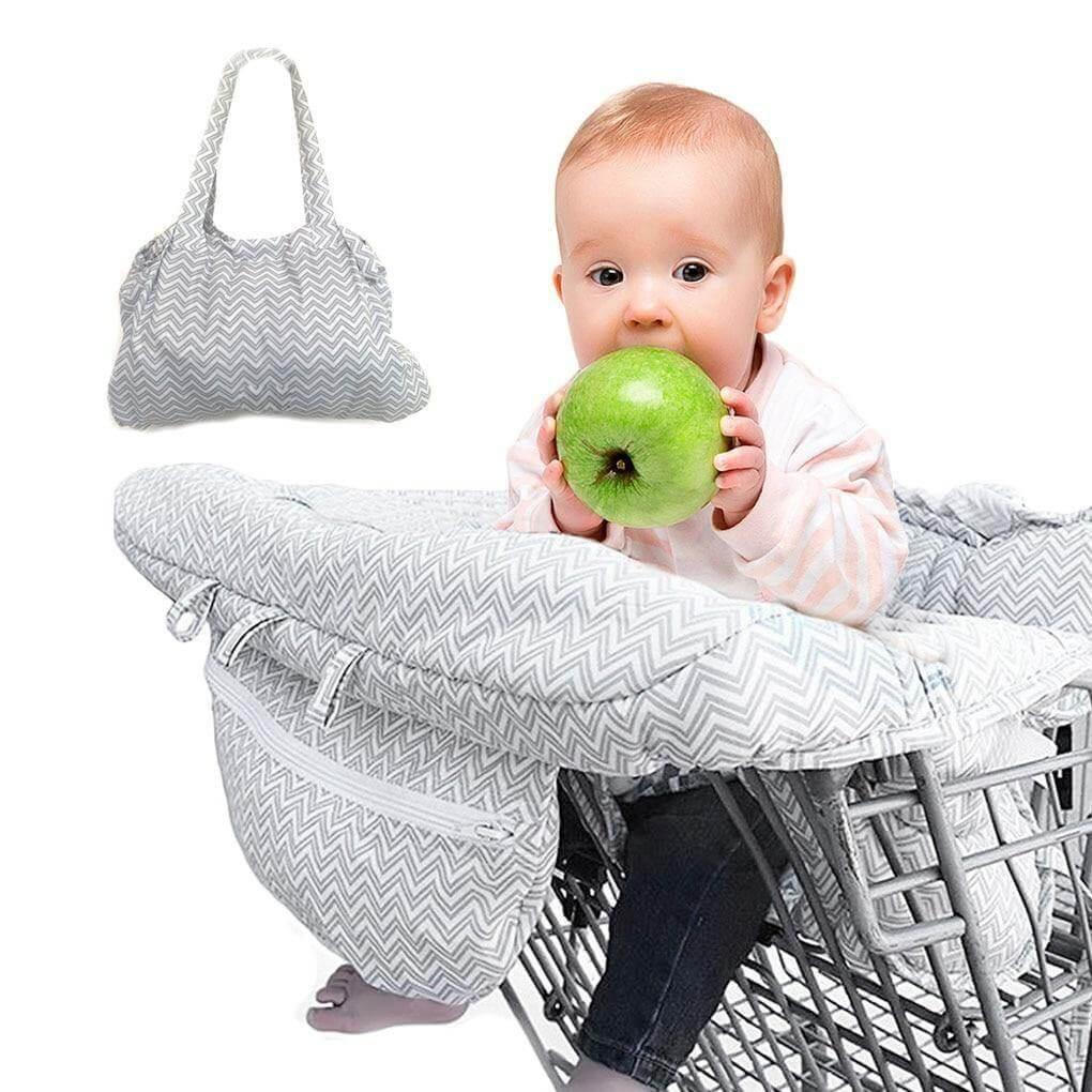 2 In 1 Comfortable Shopping Cart Cover for Infants and Toddlers - Nagatta