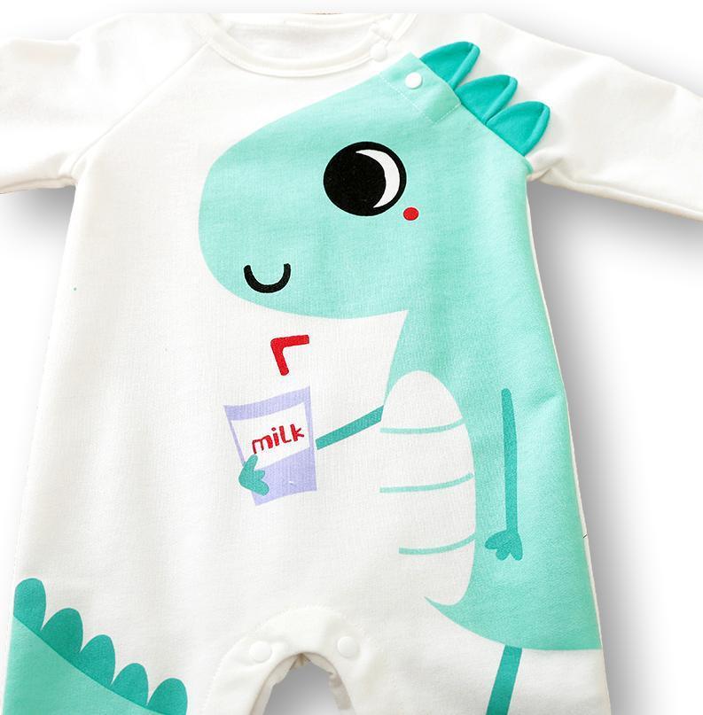 Cute Dinosaur Baby Romper for Comfortable Playtime Fun - Nagatta