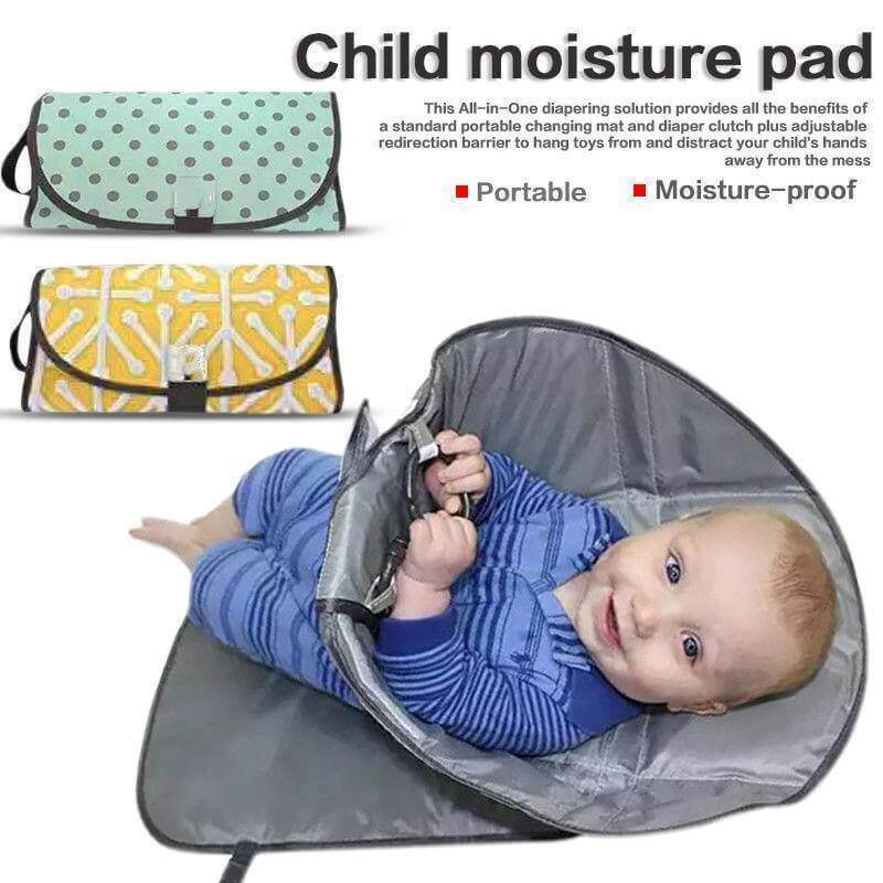 3-In-1 Multifunctional Baby Changing Pad for Parents on the Go - Nagatta