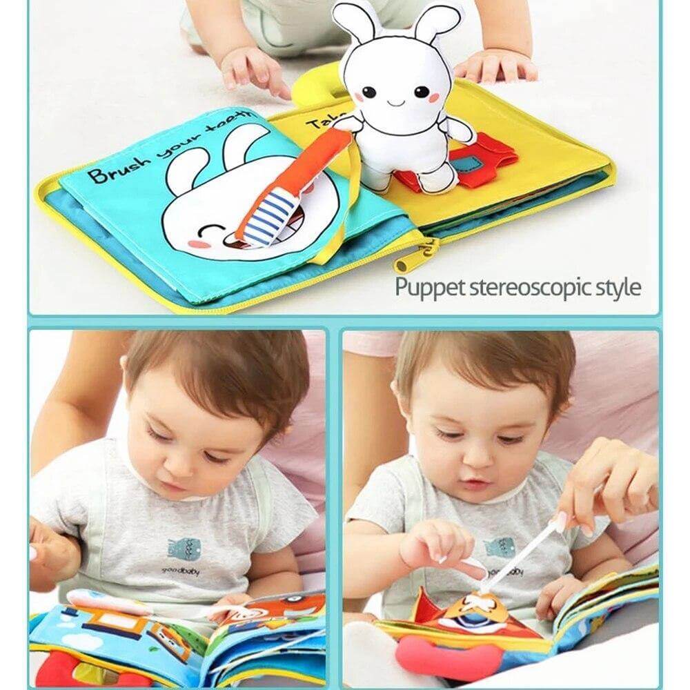 3D Soft Cloth Baby Books for Learning and Playtime Fun - Nagatta