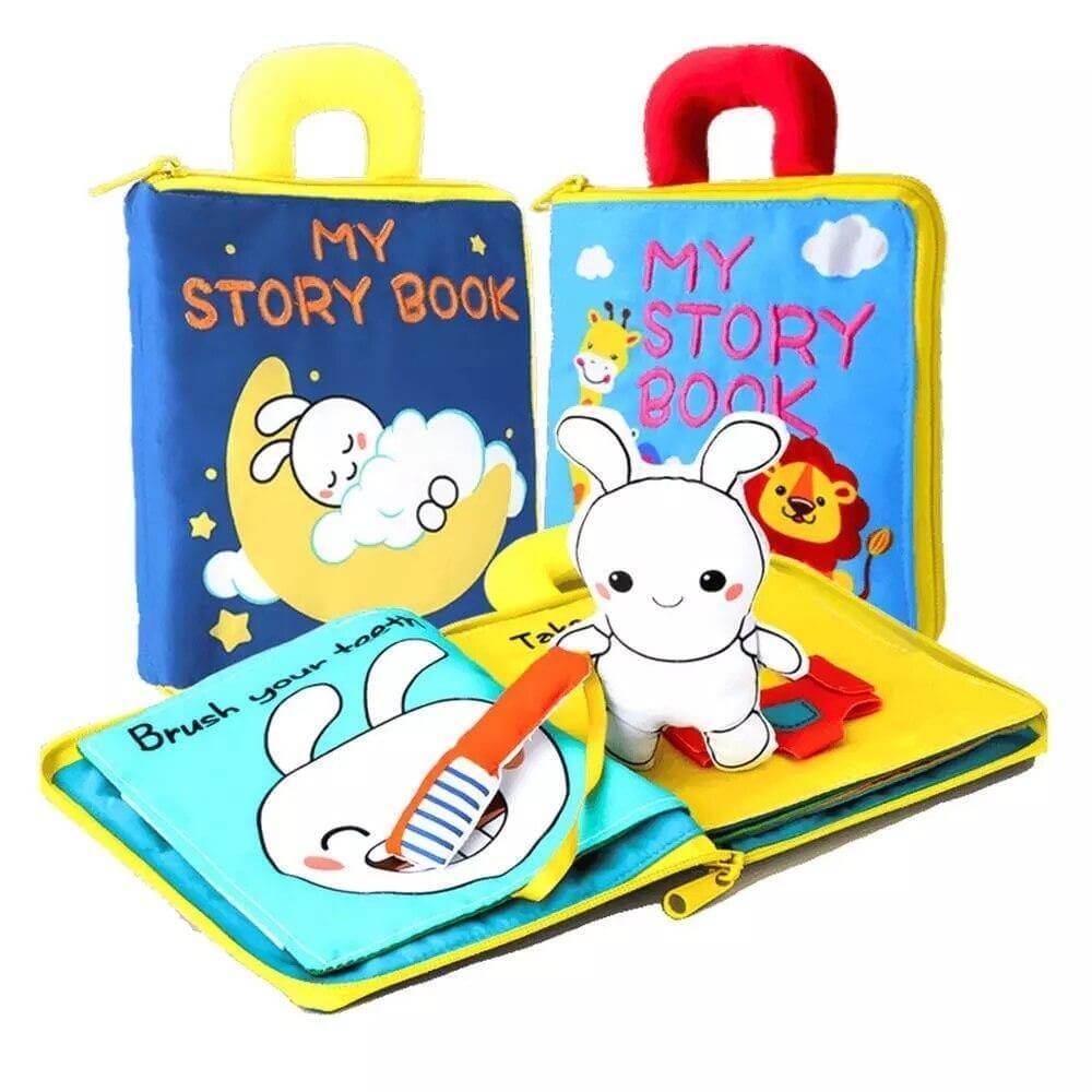 3D Soft Cloth Baby Books for Learning and Playtime Fun - Nagatta