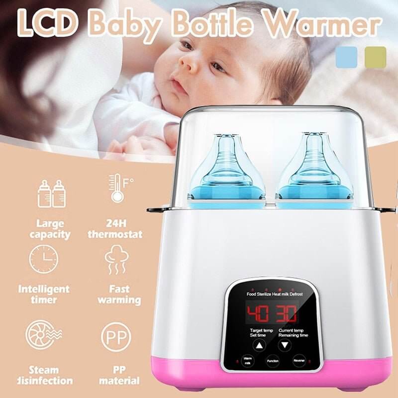 6 In 1 Intelligent Thermostat Baby Bottle Warmer For Twins - Nagatta