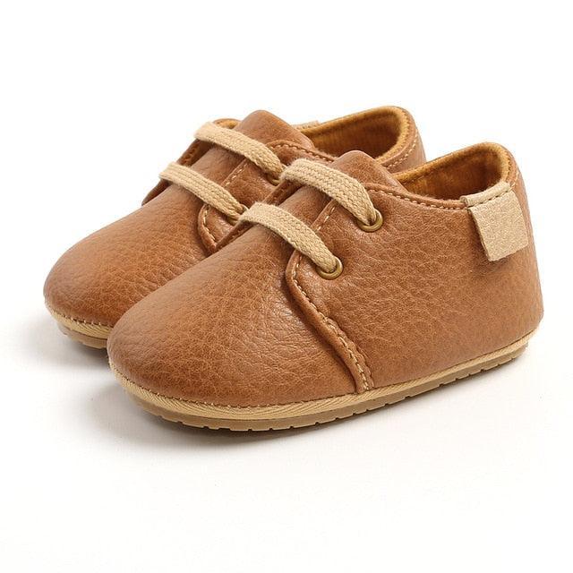 Retro Leather Baby Shoes for Stylish Little Ones - Nagatta