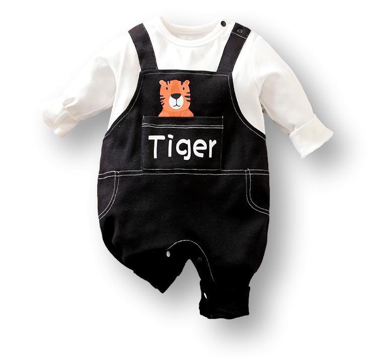 Tiger Dungarees Baby Romper for Fun Playtime Adventures - Nagatta