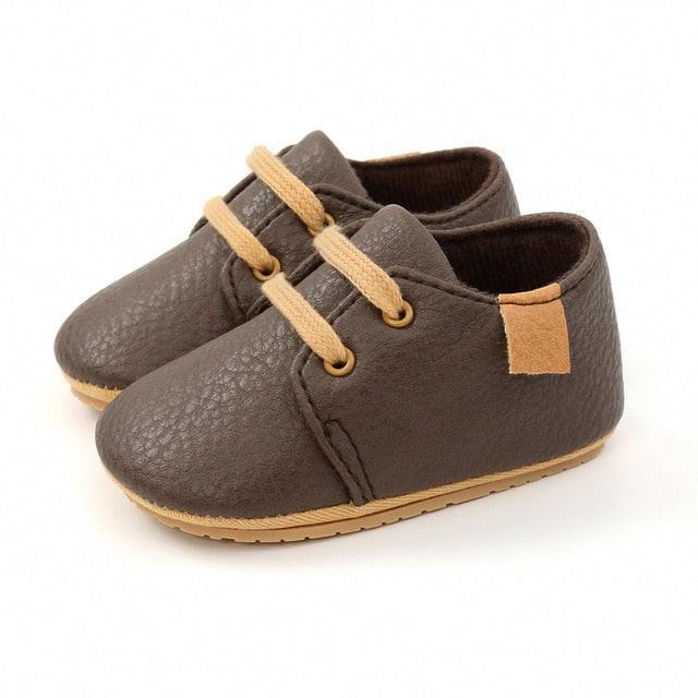 Retro Leather Baby Shoes for Stylish Little Ones - Nagatta