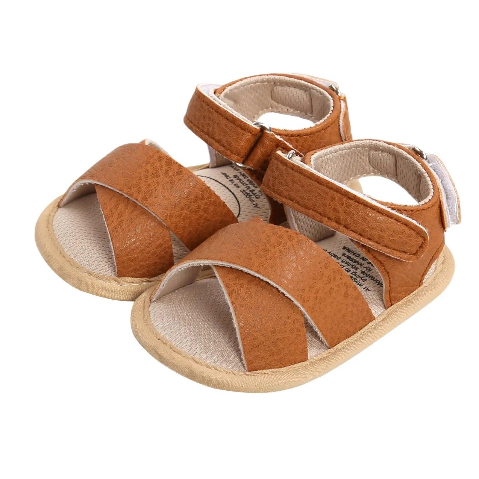 Leather Baby Girl Sandals for Comfortable First Steps - Nagatta