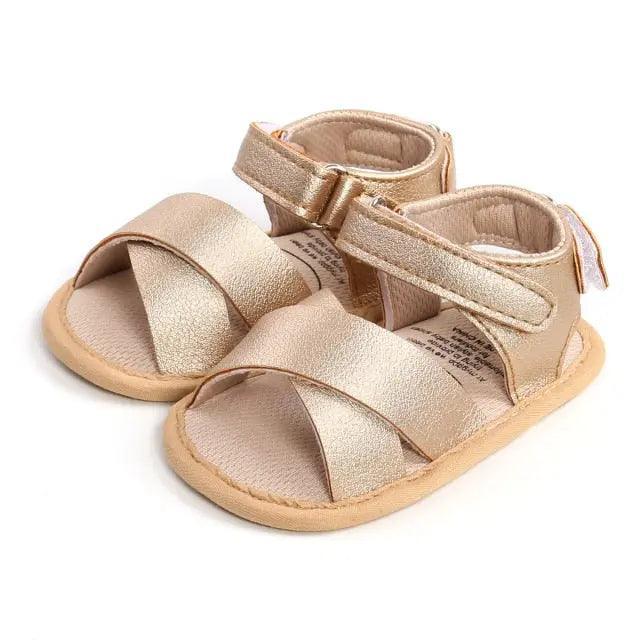 Leather Baby Girl Sandals for Comfortable First Steps - Nagatta