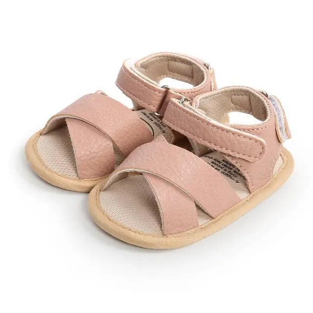 Leather Baby Girl Sandals for Comfortable First Steps - Nagatta