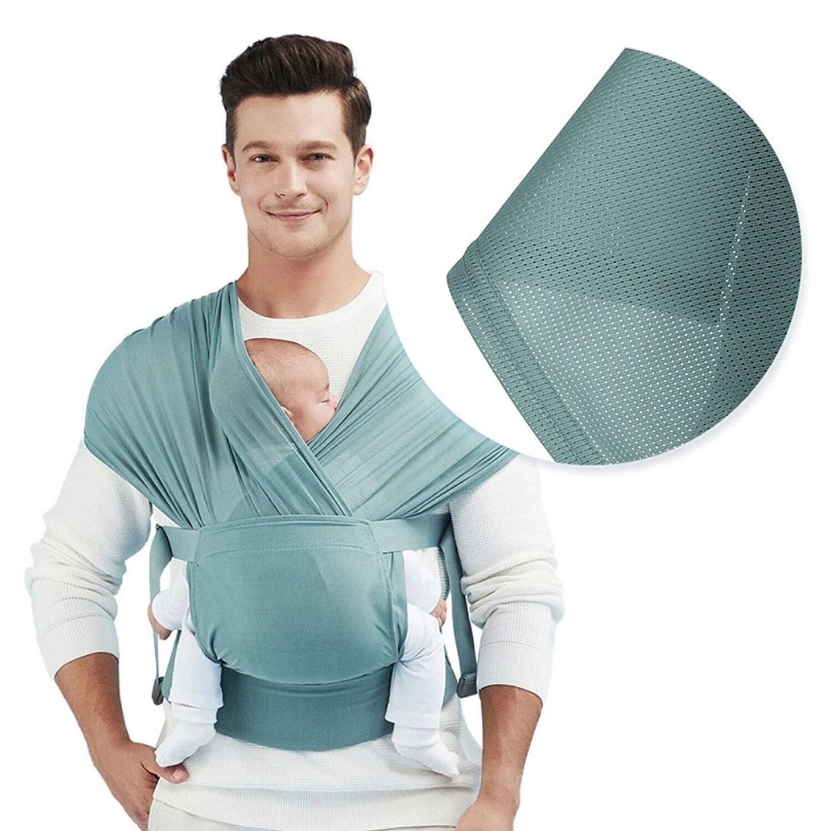 Adjustable Wrap Baby Carrier for Comfortable Babywearing - Nagatta