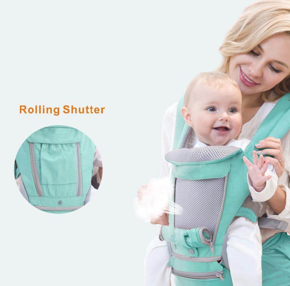 All-In-One Baby Carrier with Comfortable Hip Seat Design - Nagatta