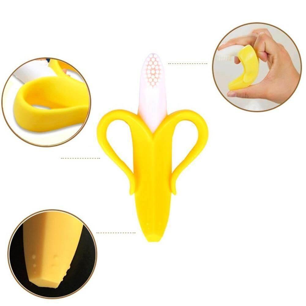 Baby Banana Toothbrush for Infants and Toddlers Care - Nagatta