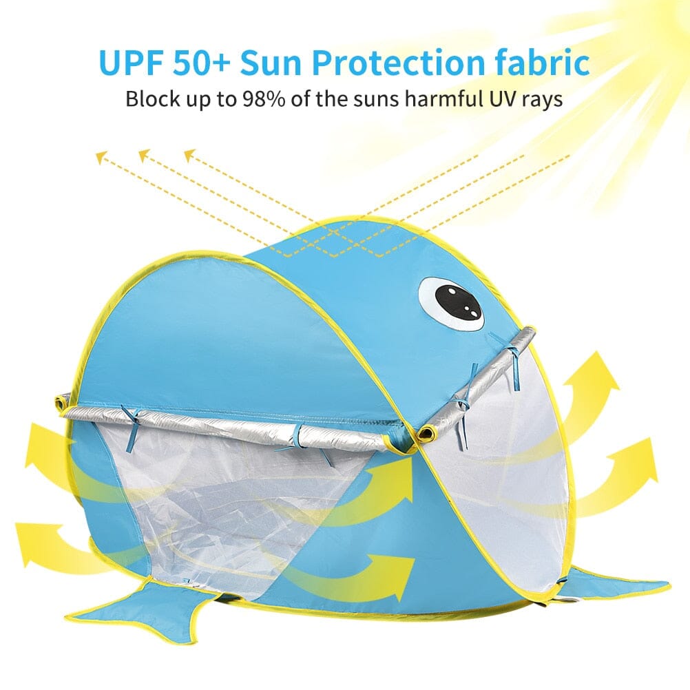 Baby Beach Tent UV Protected for Safe Sun Fun - Nagatta