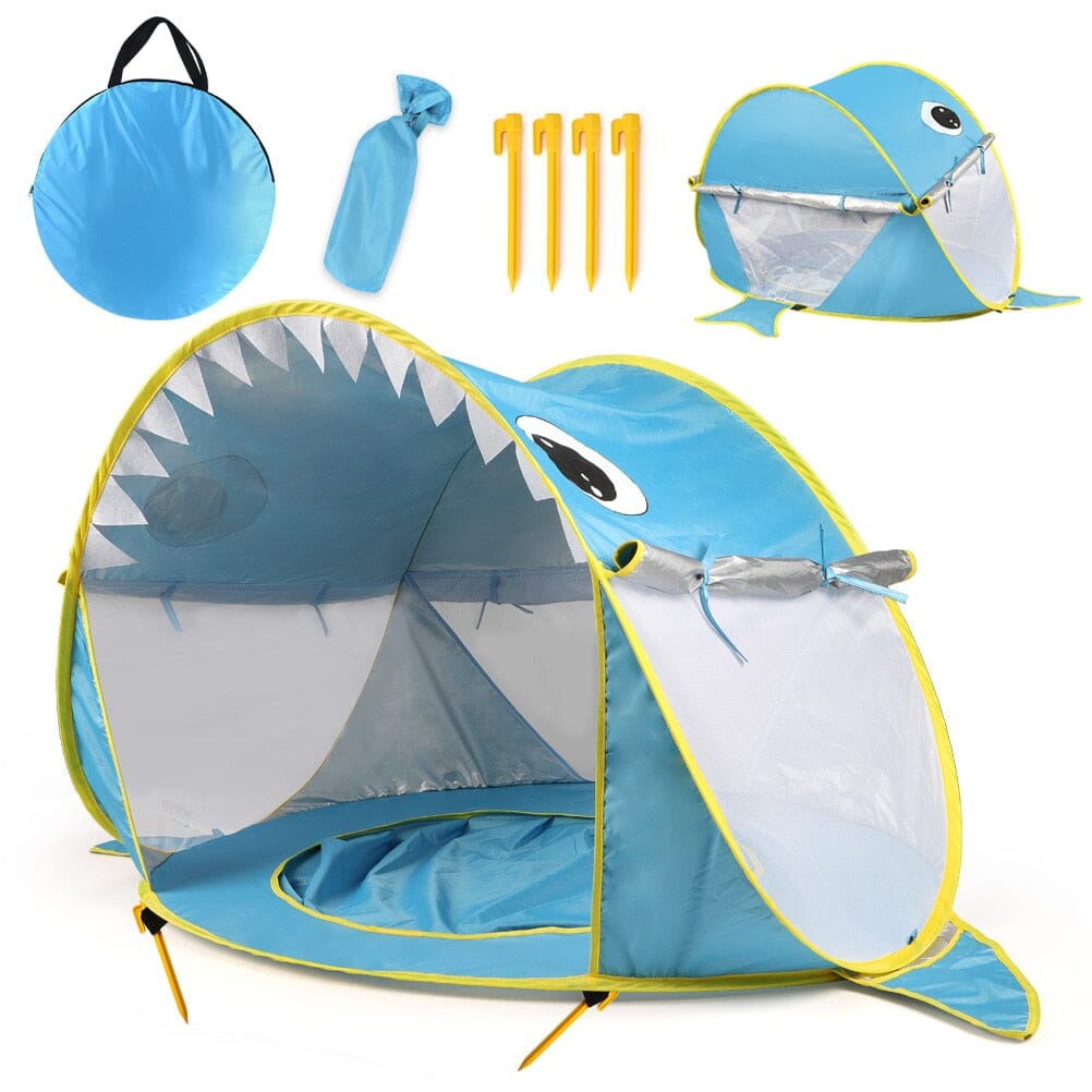 Baby Beach Tent UV Protected for Safe Sun Fun - Nagatta