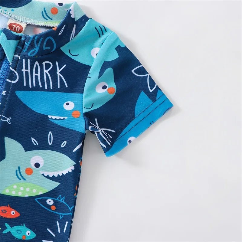 Baby Boy Summer Swimsuit with Cute Designs and Sun Protection - Nagatta