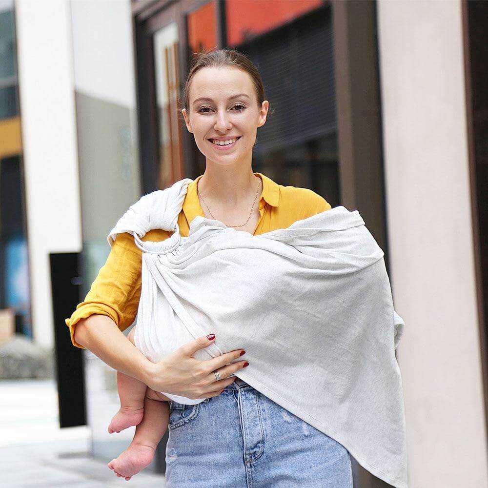 Baby Carrier Wrap Scarf for Comfortable Babywearing - Nagatta