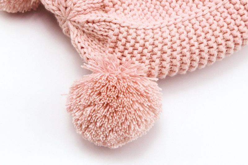 Baby Cotton Knitted Earflap Beanie Bonnet Cap for Infants - Nagatta