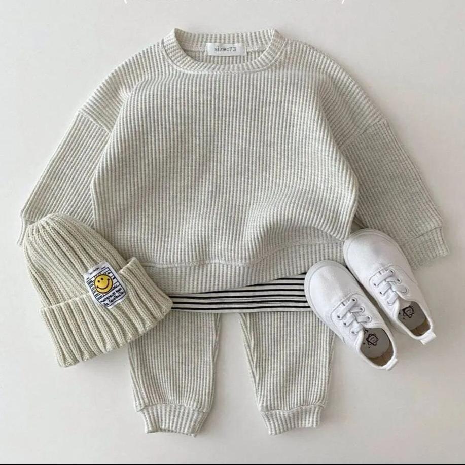 Baby Cotton Tracksuit Pullover Set - Nagatta