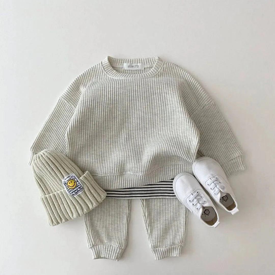 Baby Cotton Tracksuit Pullover Set - Nagatta