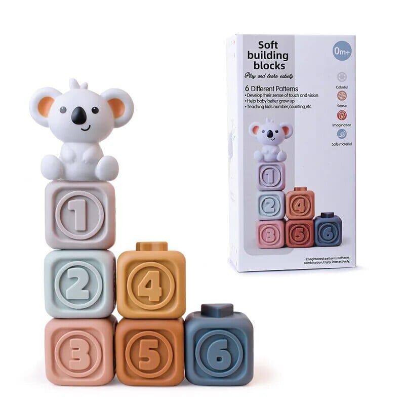 Baby Educational Stacking Montessori Soft Blocks Set - Nagatta