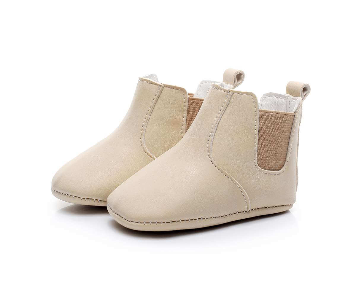 Baby Elastic PU Leather Boots for Newborns and Infants - Nagatta