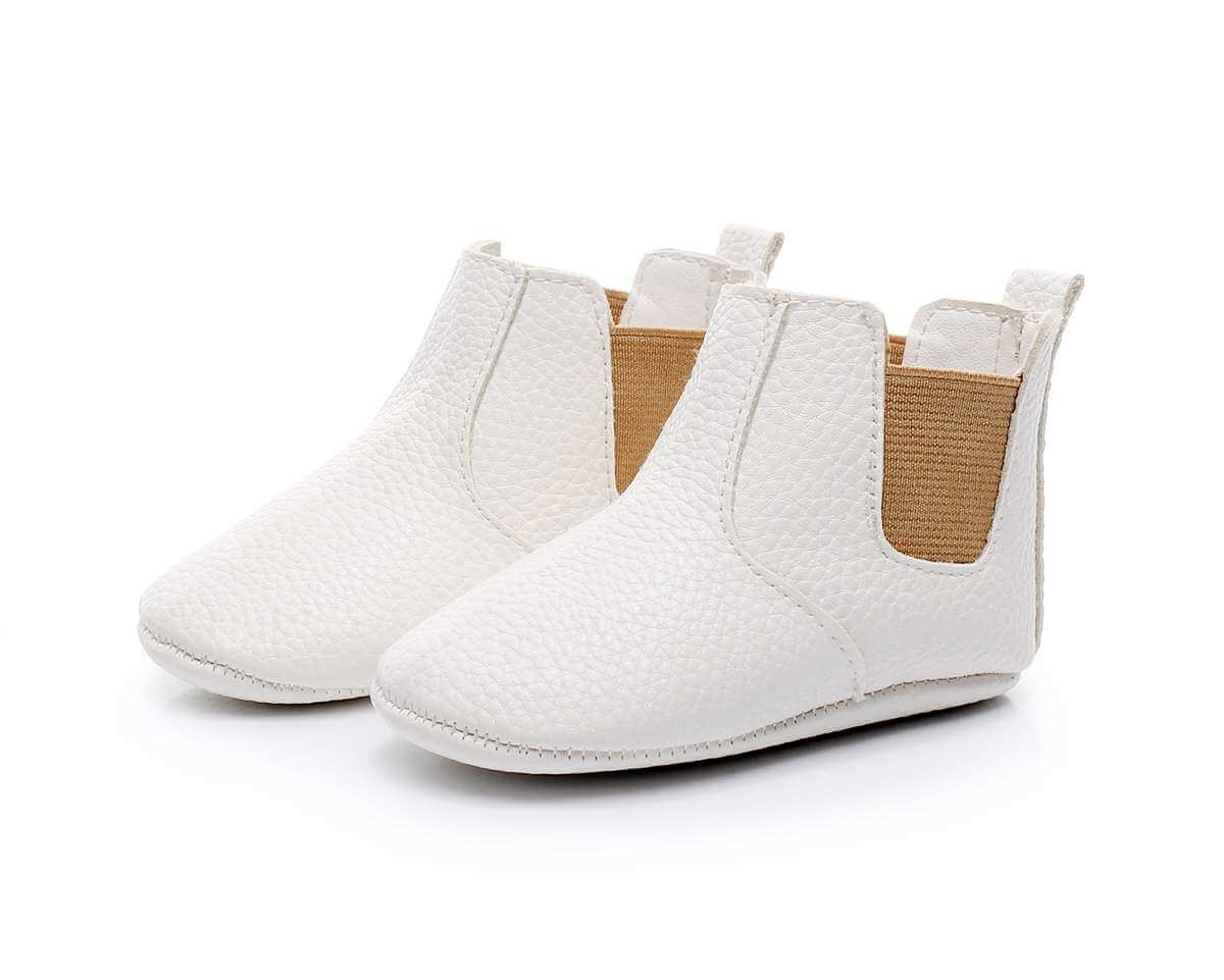 Baby Elastic PU Leather Boots for Newborns and Infants - Nagatta