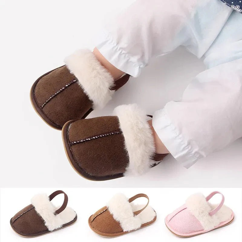 Baby Fur Slippers for Infant Comfort and Warmth - Nagatta