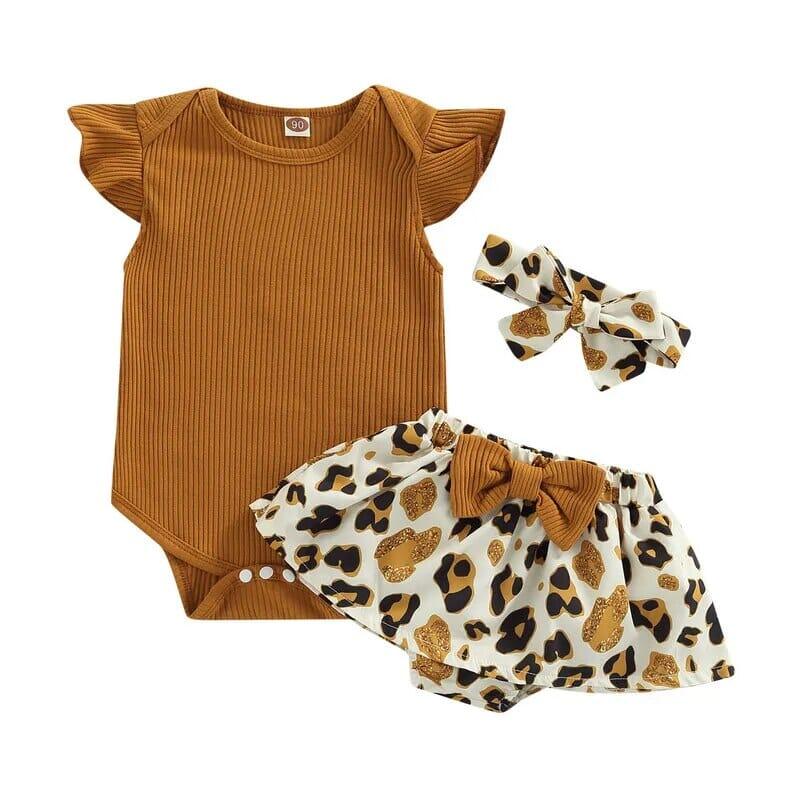 Baby Girl Animal Print Outfit - Nagatta