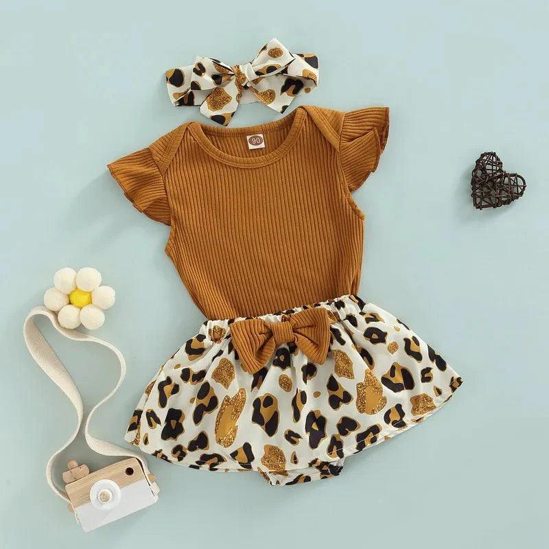 Baby Girl Animal Print Outfit - Nagatta