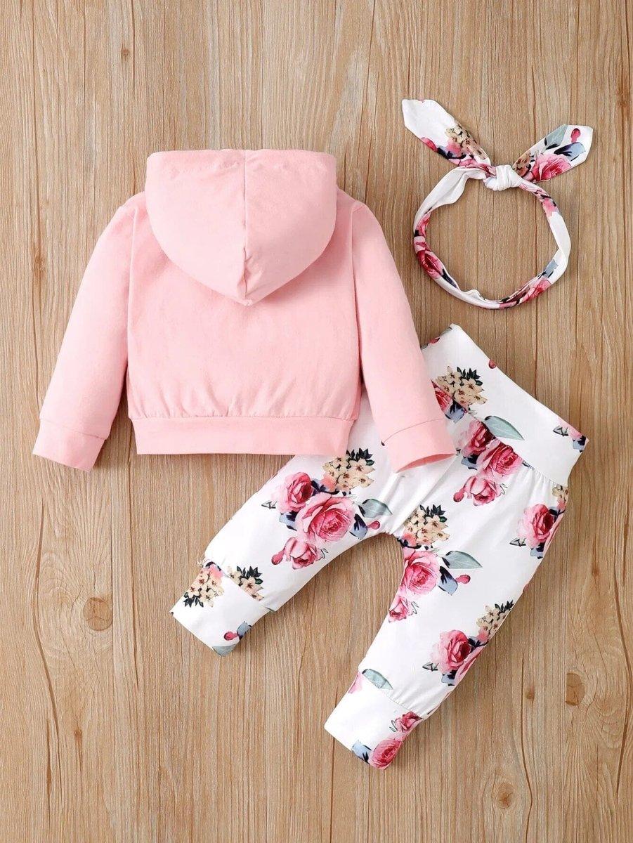 Baby Girl Floral Outfit Set - Nagatta