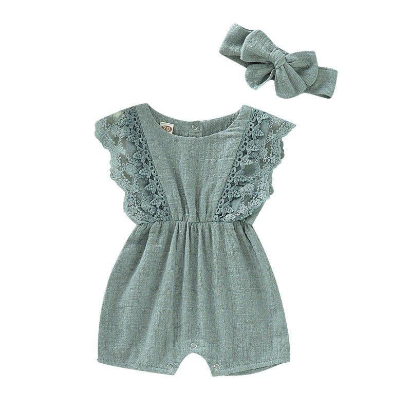 Baby Girl Lace Romper - Nagatta