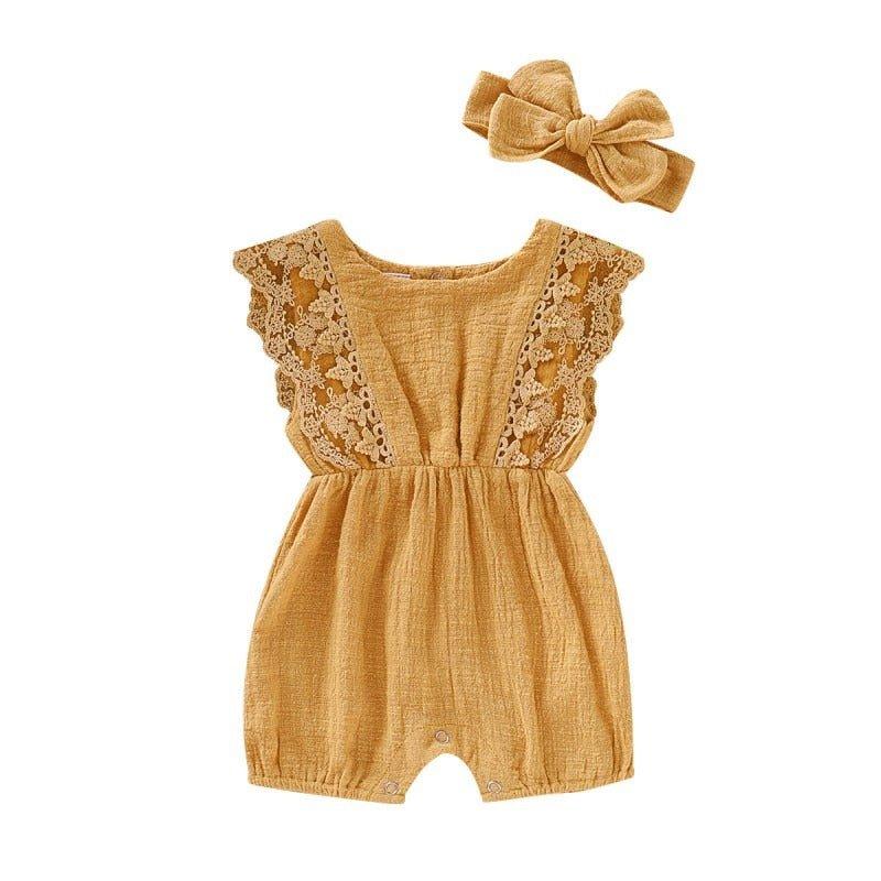 Baby Girl Lace Romper - Nagatta