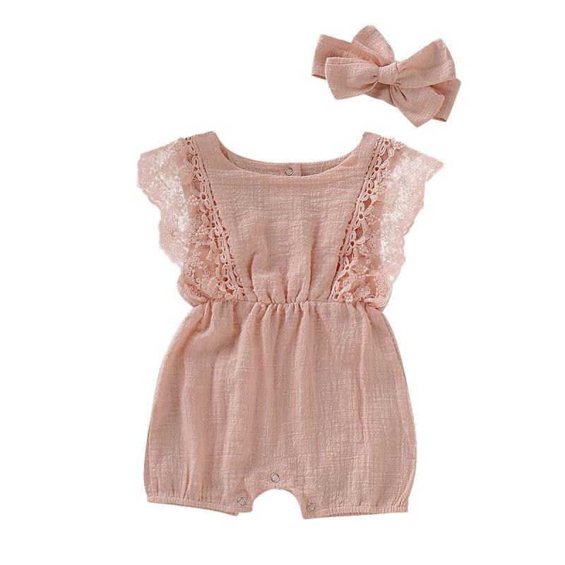 Baby Girl Lace Romper - Nagatta