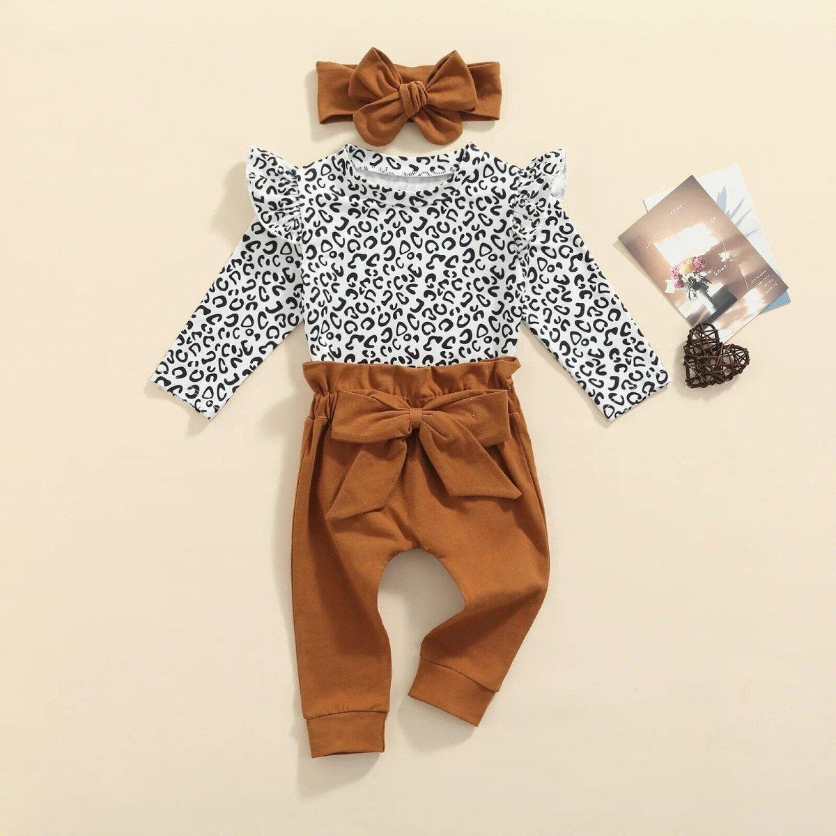 Baby Girl Leopard Print Outfit - Nagatta