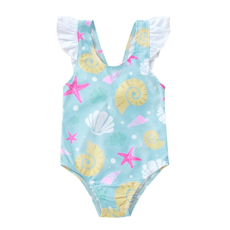 Trendy Baby Girl Swimwear with Sun Protection and Comfort - Nagatta