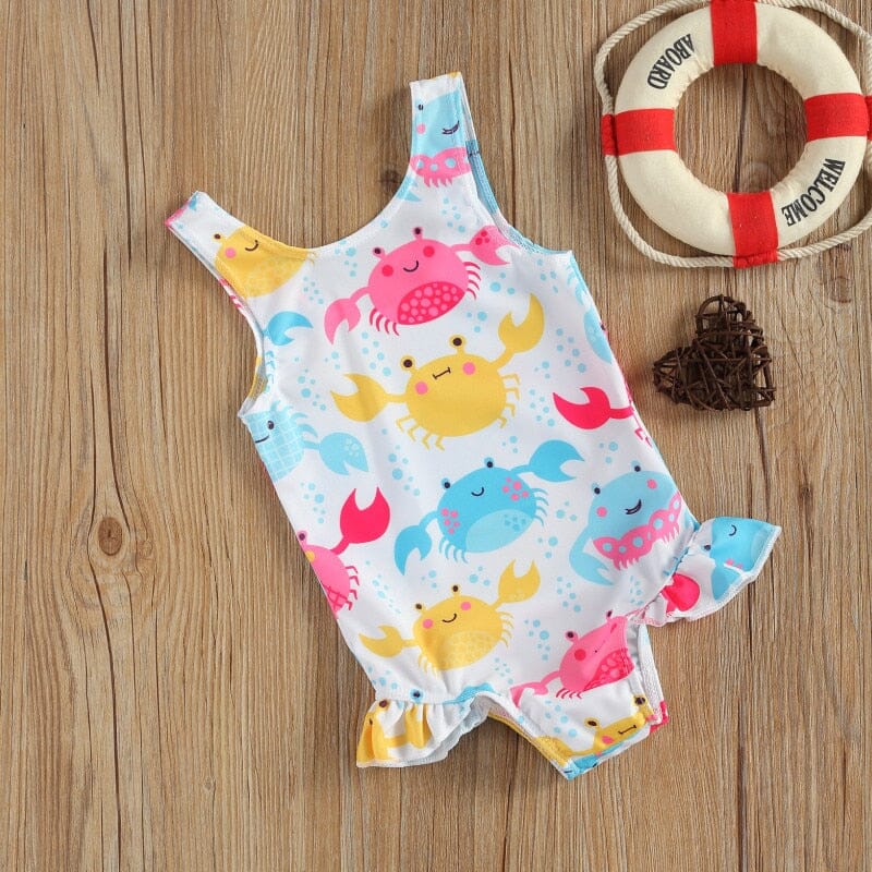 Trendy Baby Girl Swimwear with Sun Protection and Comfort - Nagatta