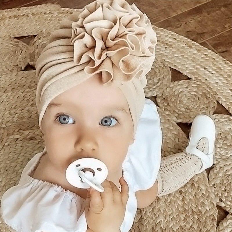 Baby Girl Turban with Large Bow for Adorable Style - Nagatta