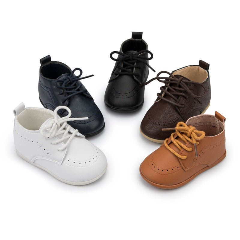 Baby High Top Leather Shoes for Infants and Toddlers - Nagatta