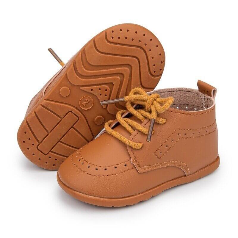 Baby High Top Leather Shoes for Infants and Toddlers - Nagatta