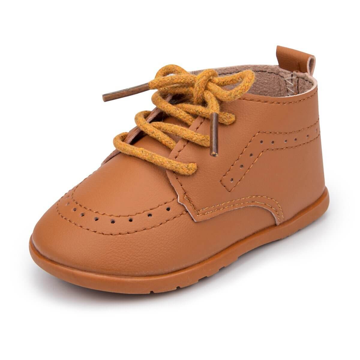 Baby High Top Leather Shoes for Infants and Toddlers - Nagatta