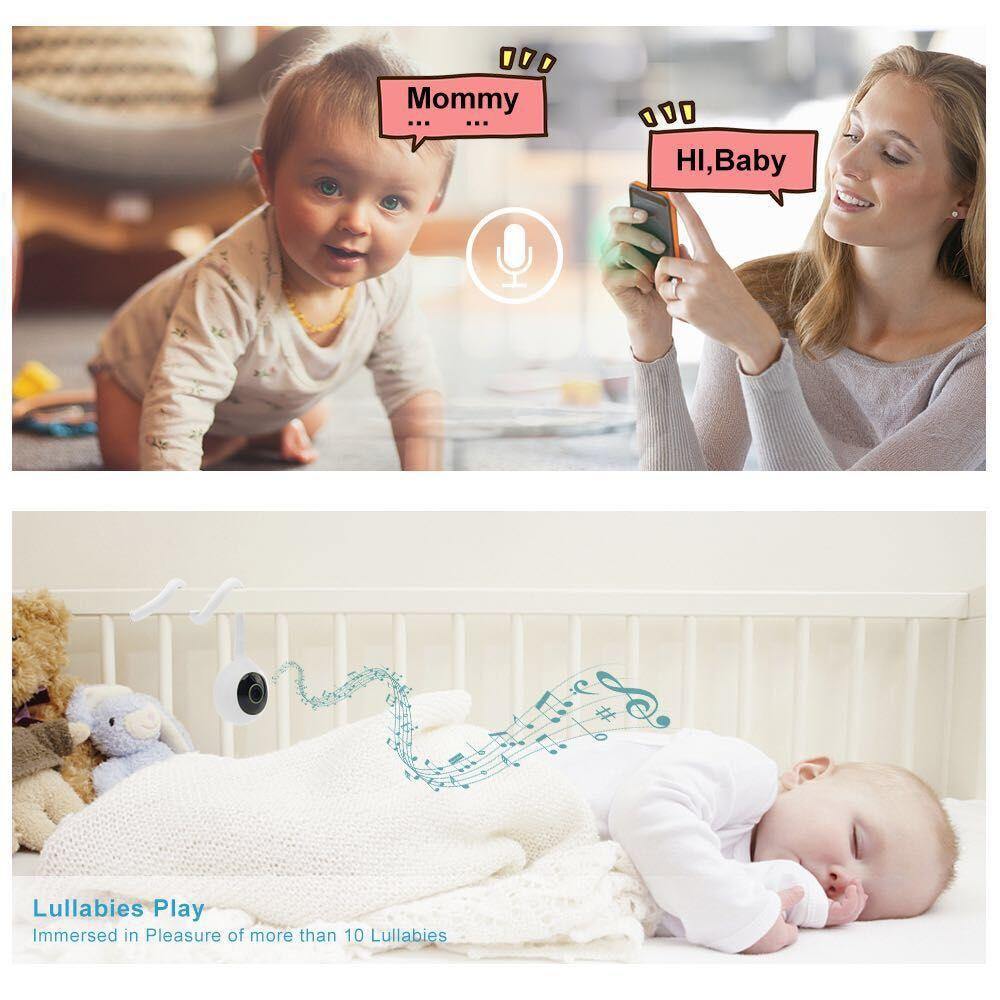 Baby Monitor Camera Detect Temperature & Humidity Sensor - Nagatta