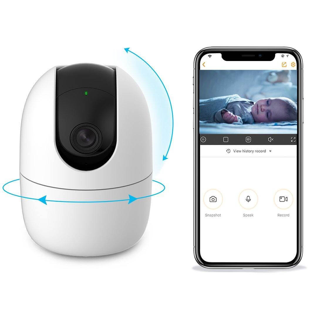 Baby Monitor Security Camera - iR2 Smart™ 360 View - Nagatta