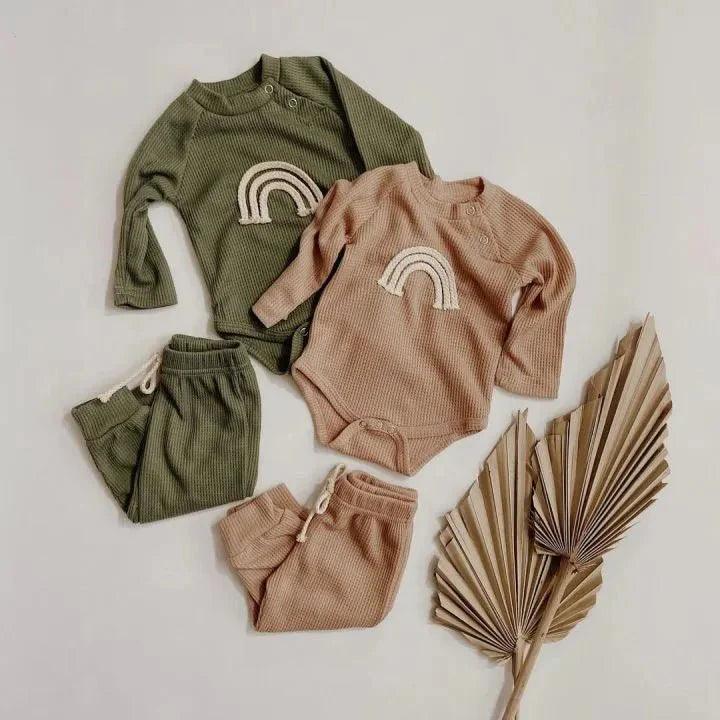 Baby Rainbow Cotton Outfit Set - Nagatta