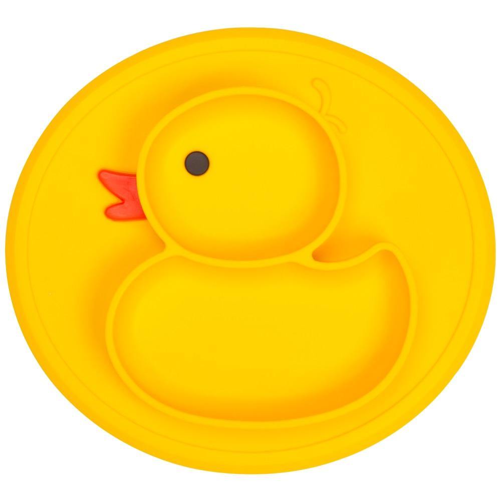 Baby Silicone Duck Plate for Safe and Fun Mealtime - Nagatta