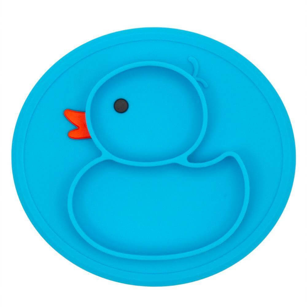 Baby Silicone Duck Plate for Safe and Fun Mealtime - Nagatta