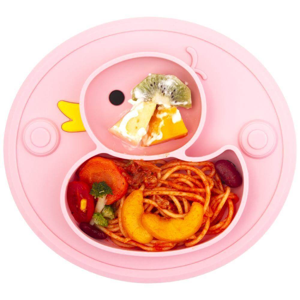 Baby Silicone Duck Plate for Safe and Fun Mealtime - Nagatta