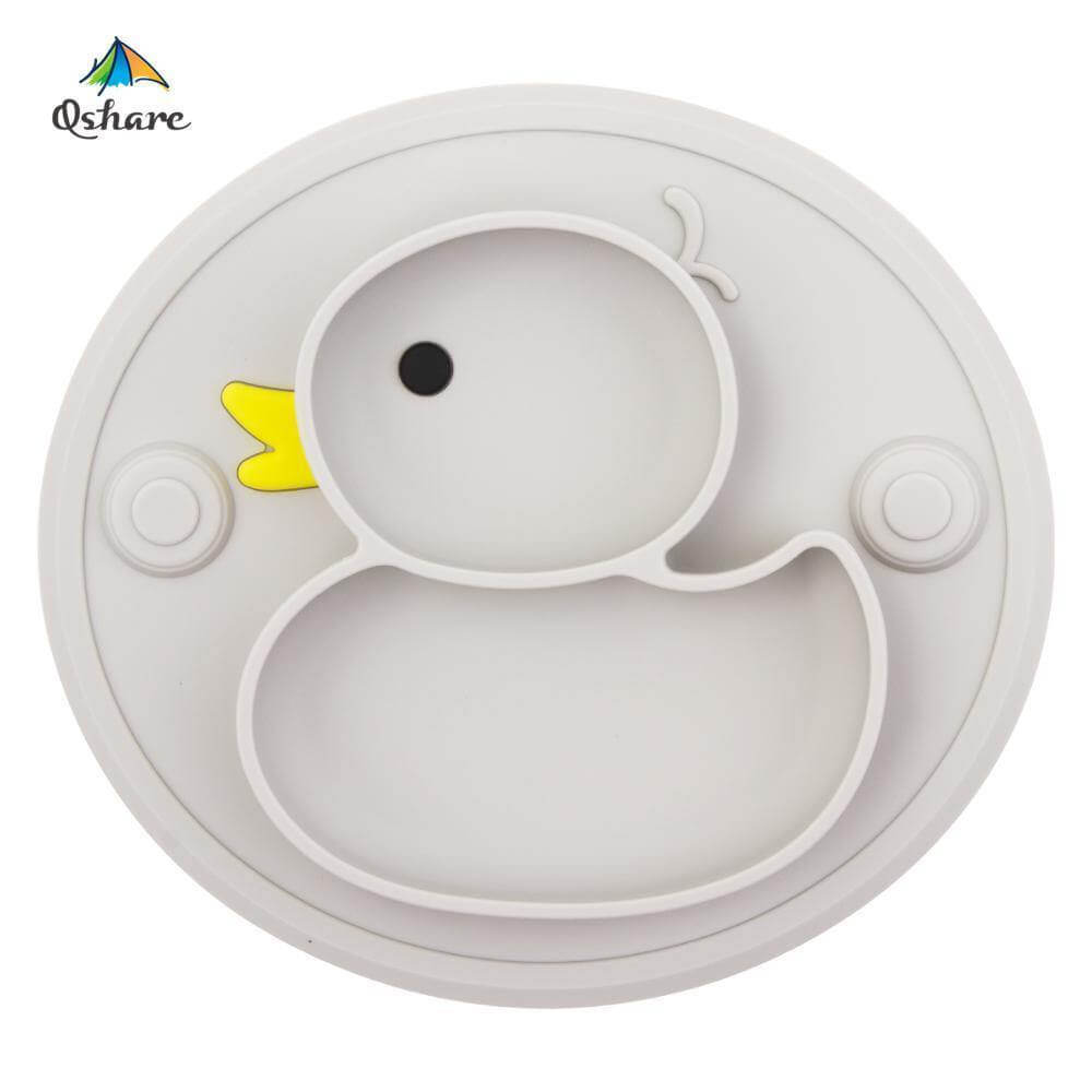 Baby Silicone Duck Plate for Safe and Fun Mealtime - Nagatta