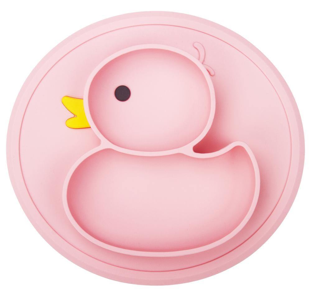 Baby Silicone Duck Plate for Safe and Fun Mealtime - Nagatta